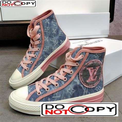 louis vuitton denim converse|Louis Vuitton sneaker.